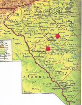 1954 map showing Abbeville