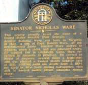 Senator Ware Plaque