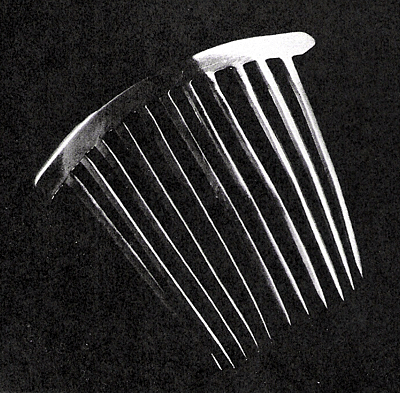 Silver Comb from Martha Washington